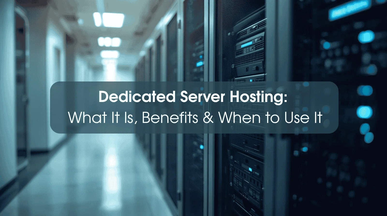 Dedicated Server Hosting: What It Is, Benefits & When to Use It